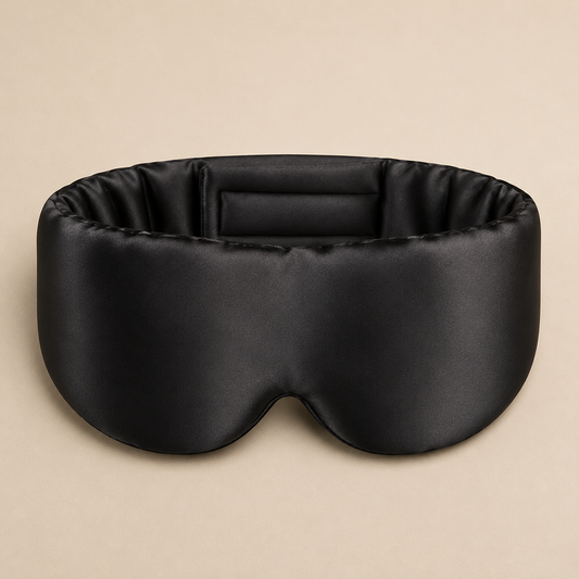Mulberry Silk Eye Mask (Black)