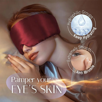 Mulberry Silk Eye Mask (Black)