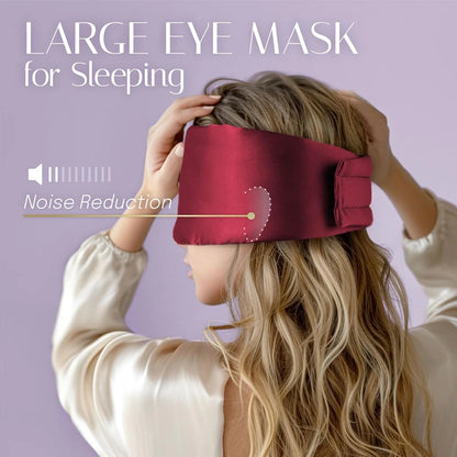 Mulberry Silk Eye Mask (Black)